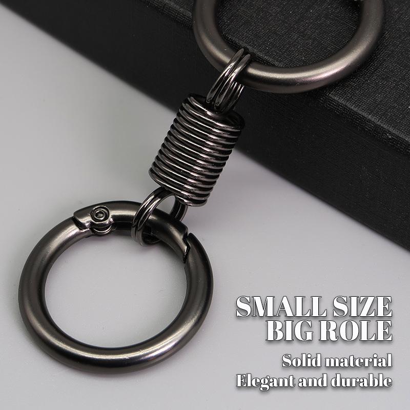 (🔥2024Last Day Promotion  - 49% off)Nordic Retro Spring Double Ring Keychain